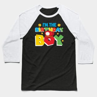 Im The Birthday Boy Video Game Gift For Boys Kids Baseball T-Shirt